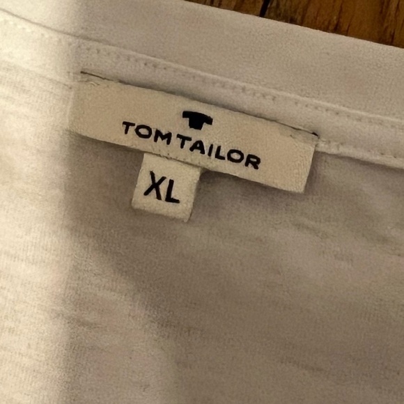 TOM TAILOR Light Blue Textured T-Shirt – Size XL - Picture 2 of 10